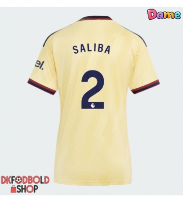 Arsenal William Saliba #2 Tredje trøje Dame 2026-27 Kort ærmer Arsenal William Saliba #2 Tredje trøje Dame 2026-27 Kort ærmer